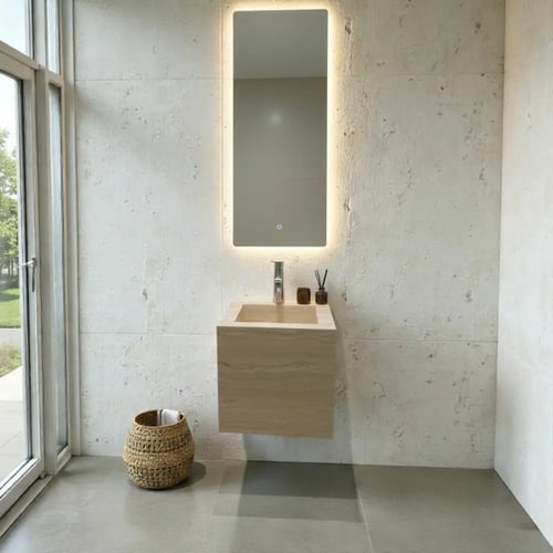 مغسلة للاماكن الضيقه بيج 40سم