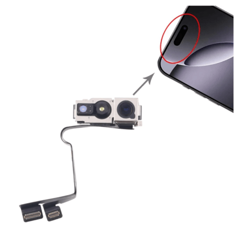 الكاميرا الأمامية لجهاز iPhone 16 Pro MAX