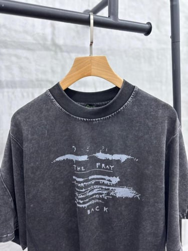 تيشيرت رجالي أوفر سايز بتصميم ستريت ستايل