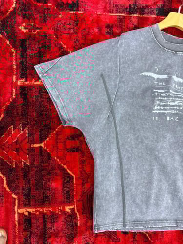 تيشيرت رجالي أوفر سايز بتصميم ستريت ستايل