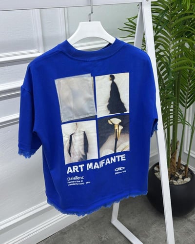 تيشيرت رجالي بطباعة فنية مودرن – تصميم ART MAIFANT...