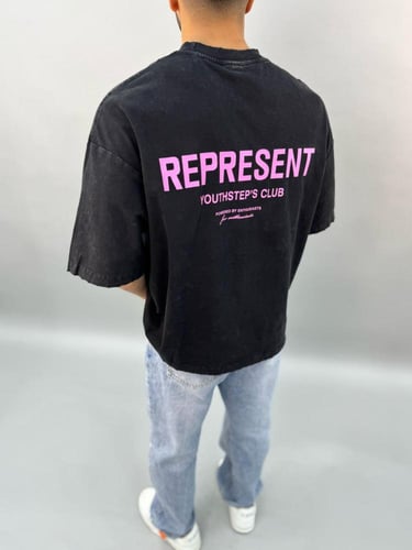 تي شيرت مغسول قصه بوكسي