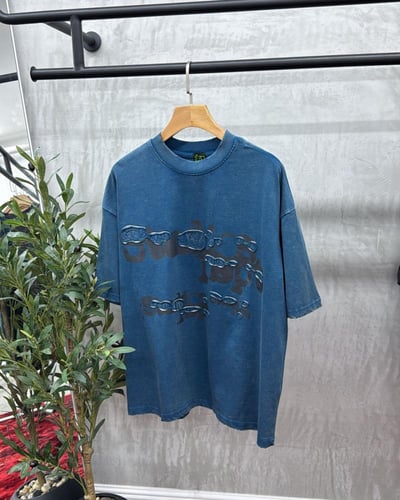 تيشيرت رجالي أوفر سايز بطبعة جرافيك فنية