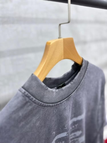 تيشيرت رجالي أوفر سايز بتصميم ستريت ستايل