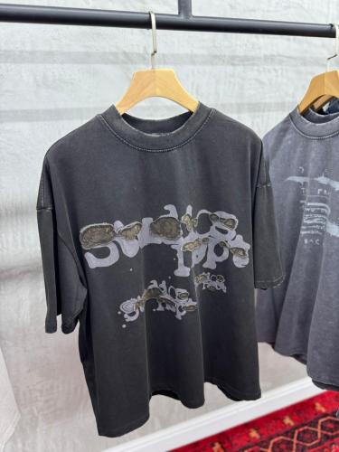 تيشيرت رجالي أوفر سايز بطبعة جرافيك فنية