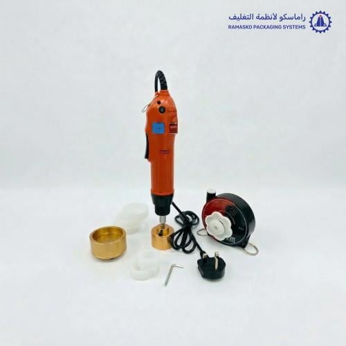 الة تسكير الغطاء علي العبوات يدويه
