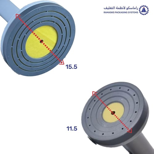 ماكينة لحام اندكشن على فوهات العلب