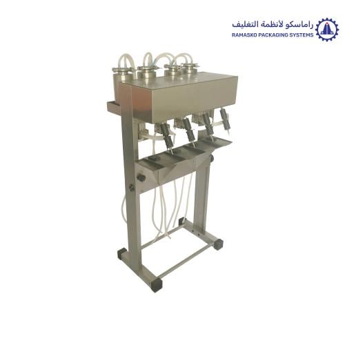 ماكينة تعبئة العطور 4 نوزل موديل