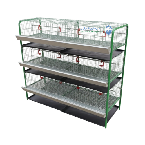 بطارية تسمين دجاج من الحديد المجلفن بماء أوتوماتيك...