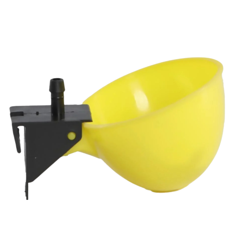 مشرب كوب أصفر أوتوماتيك للمحاكر لتوفير الماء للدوا...