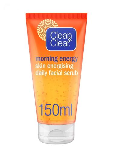 كلين آند كلير مقشر يومي للوجه مع حبيبات منقية للبش...