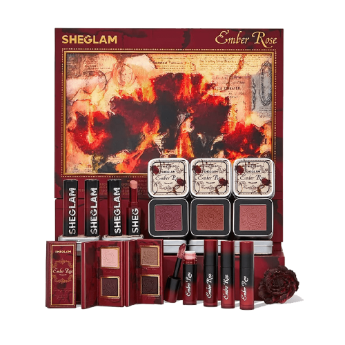 شيجلام امبر روز مجموعة مكياج 13 قطعة