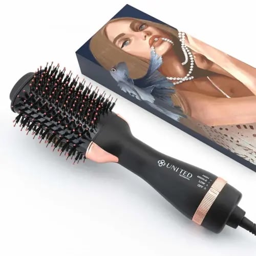 يونايتد بروفيشنال مصفف شعر بالهواء الساخن بنفسجي ر...