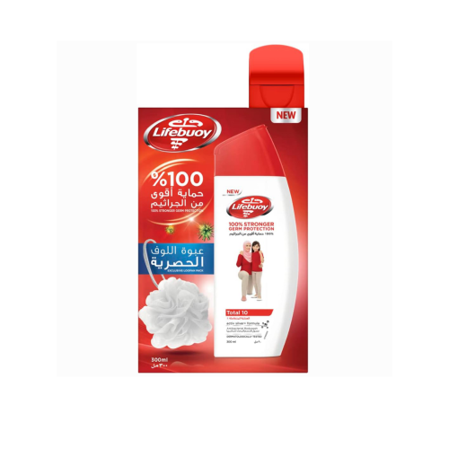 لايف بوي سائل استحمام مع ليفة العناية المتكاملة 30...