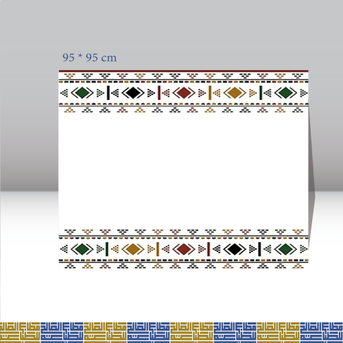 سفرة طاولة طعام مقاس 95*95