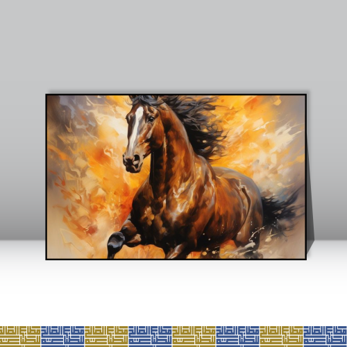 لوحة جدارية جلد 100 * 130 سم