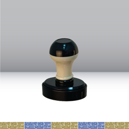 ختم اسود بيضاوي