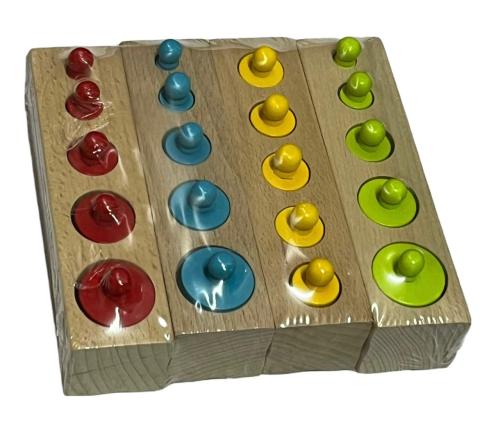 أسطوانات منتسوري الخشبية