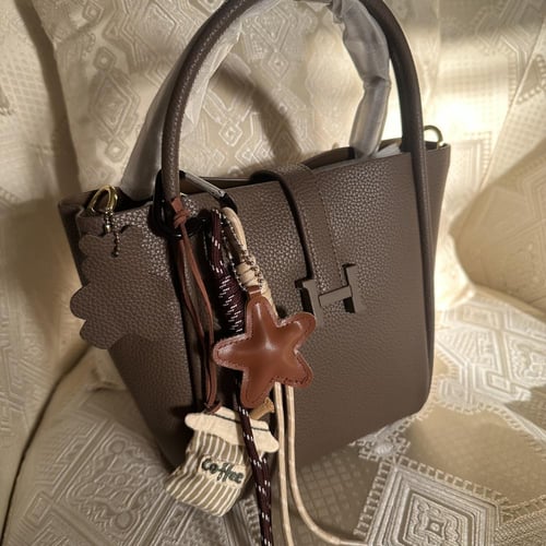 شنطة اتش بني محروق