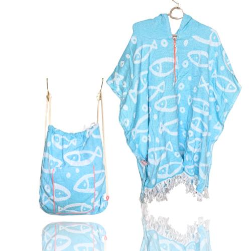 Tote bag with towel and Bonjour