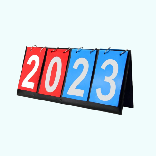 لوحة تسجيل نقاط يدوية لكرة الطائرة وكرة السلة