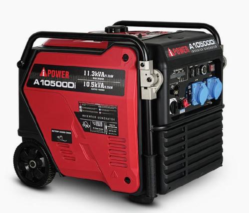 مولد كهرباء بنزين 9.3KW صافي 8.5KW من شركة I POWER A10500Di