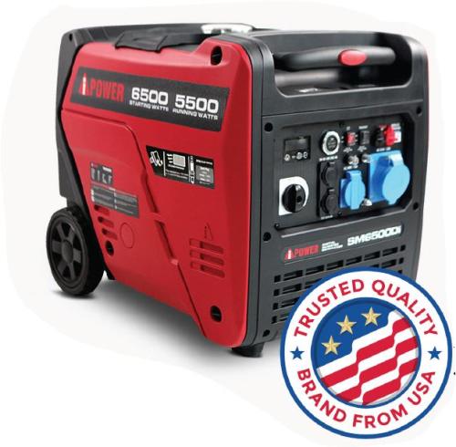 I POWER SM6500Di 6.5KW Gasoline Generator (5.5KW Net)