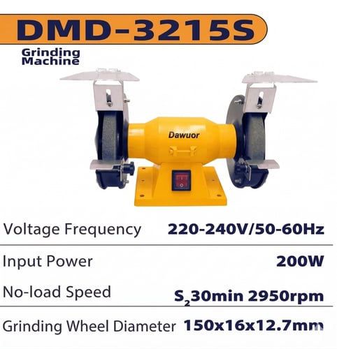 Dawuor DMD-3215S 150mm Wheel Grinding Machine for...