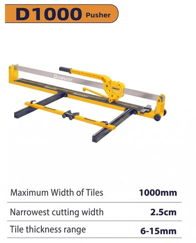 Dawuor D1000 manual tile cutter, 100 cm long, for...
