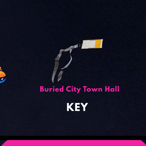 Buried City Town Hall Key - ارك رايدرز