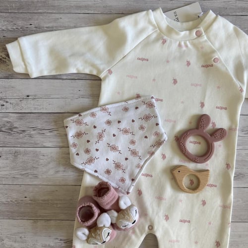 أفرول U.S.POLO ASSN مقاس من 6-9شهور