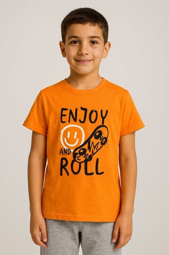 تيشيرت أورانج سبورت للأولاد – Orange Sport Kids Te...