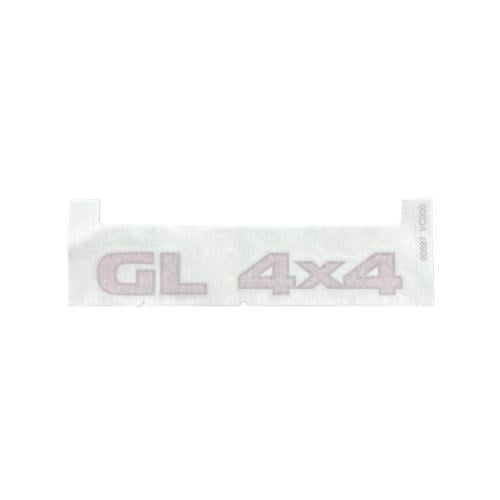 Original GL 4x4 trunk door sticker