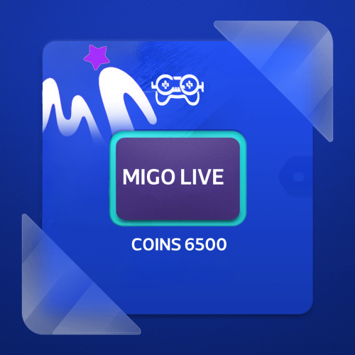 ميجو لايف – 6,500 كوينز | Migo Live – 6,500 Coins