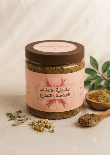 صابونية الأعشاب العلاجية والتفتيح 350جرام