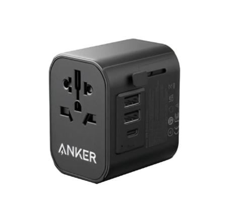 شاحن أنكر للسفر - محول طاقة USB المحمول المدمج للش...