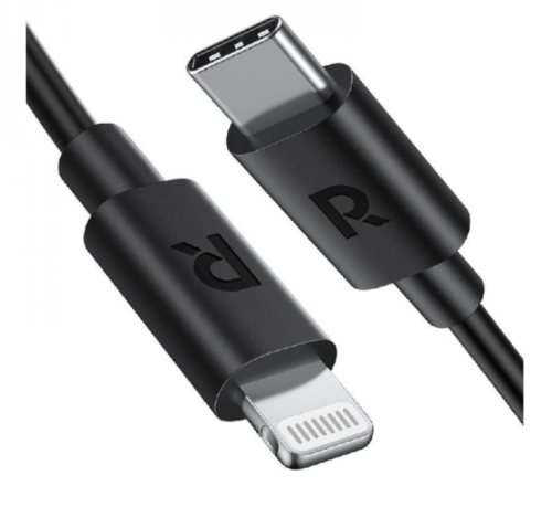 كيبل PD ايفون 3متر - ربل - اسود - موديل PC-1034 ما...