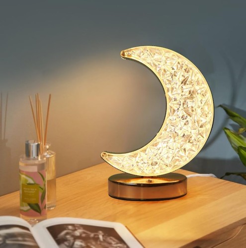 مصباح كريستال على شكل هلال رمضان