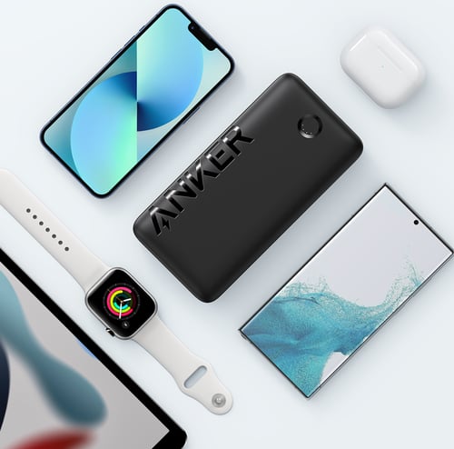 باور بانك 20,000 ملي امبير بقوة 15 واط - اسود - مو...