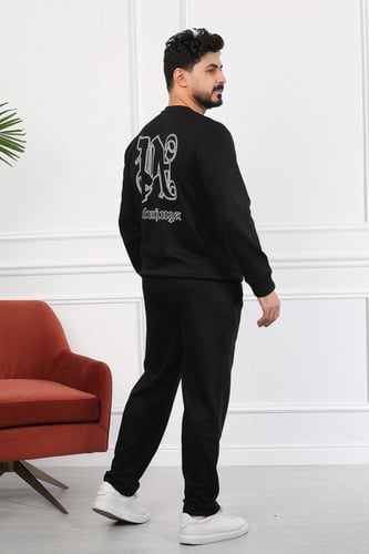 طقم رجالي شتوي مكون من سويت شيرت وبنطال