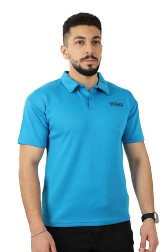 تيشرت رجالي صيفي اوفر سايز بياقة بولو