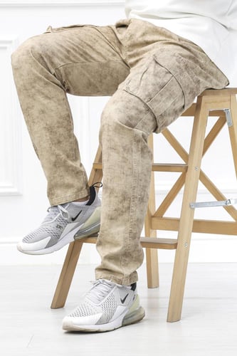 بنطلون رجالي واسع بقصة واسعة - بنطلون رجالي واسع ب...