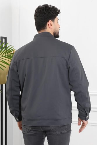 جاكيت رجالي شتوي كلاسيكي انيق مزود بجيب كبيرة