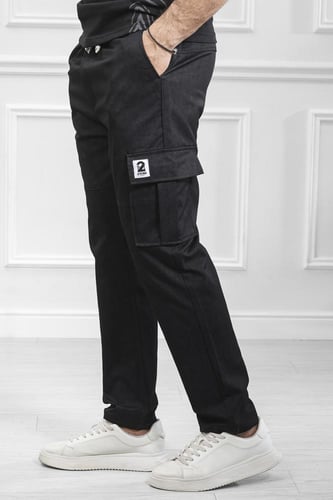 بنطال رجالي مزود بجيوب