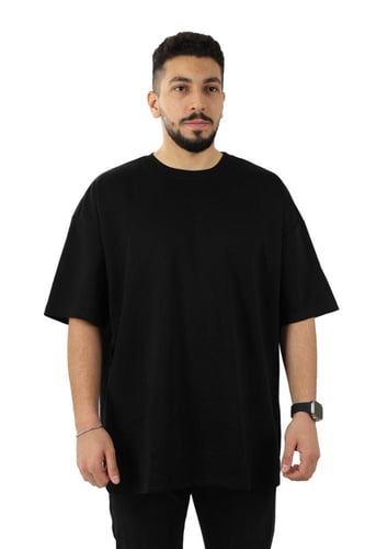 تشيرت رجالي مقاس جامبو حجم كبير سادة