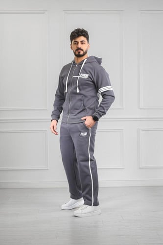 طقم رجالي شتوي دبل كاب فرو بسحاب