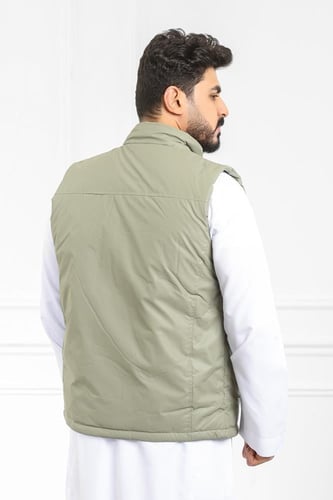 صدرية رجالي شتوي سحاب مضلعة بفرو من الداخل ضد الما...