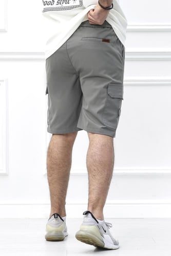 شورت رجالي مزود بجيوب - شورت رجالي بجيوب