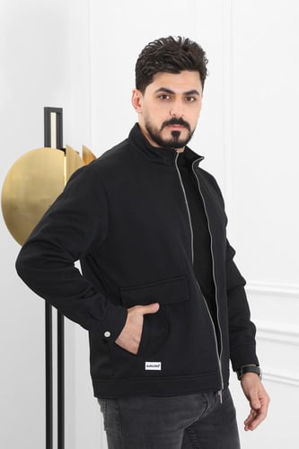 جاكيت رجالي شتوي كلاسيكي انيق مزود بجيب كبيرة