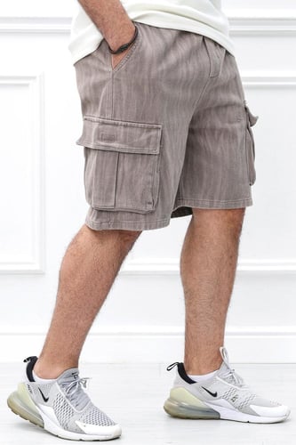 شورت رجالي مزود بجيوب